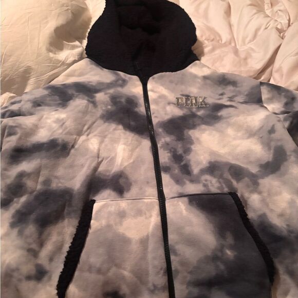 Victoria's Secret PINK Tie-Dye Sherpa Jacket - Picture 1 of 2